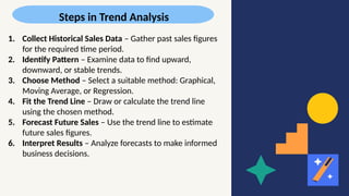 Trend Exploration Example Method TREND ANLYSIS IN SALES FORECASTING....... | PPTX
