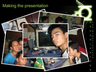 Making the presentation 