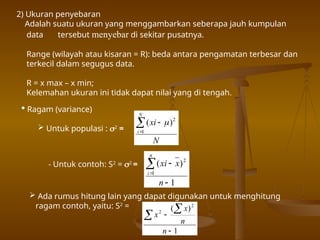 Segugus Perkuliahan Statistcs tpb metode statistik.ppt
