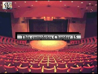 Copyright © 2004 McGraw-Hill Ryerson Limited. All rights reserved. 
15 - 39 
TThhisis c coommppleletetess C Chhaappteterr 1 155 
