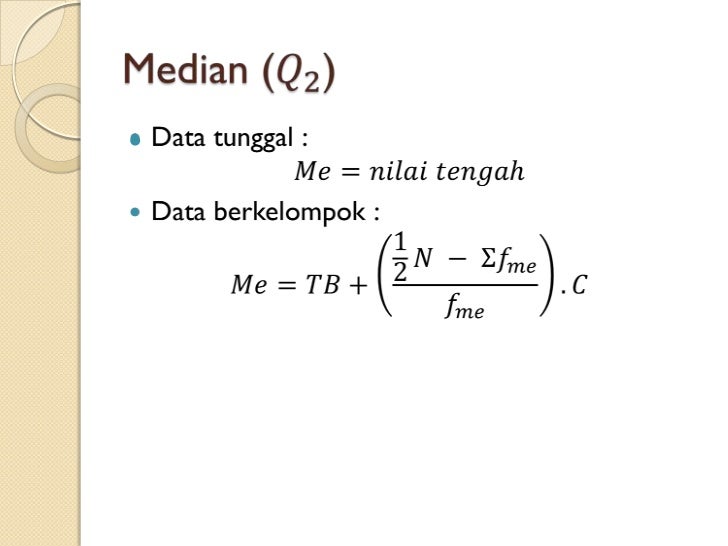 Rumus Statistika