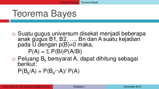 Statistika Konsep Peluang
