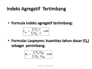 Statistika Angka Indeks | PPTX