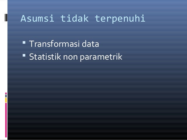 Statistika parametrik