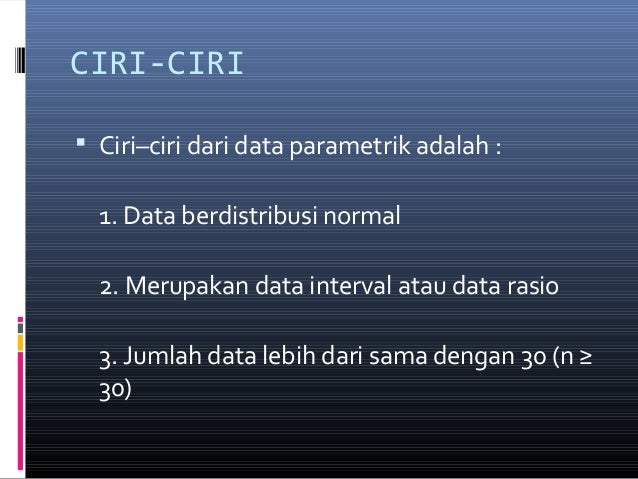 Statistika parametrik