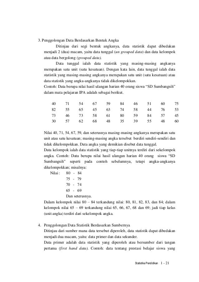 Statistika Pendidikan Uni