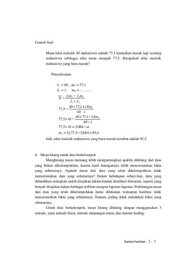 Statistika Pendidikan Unit 2