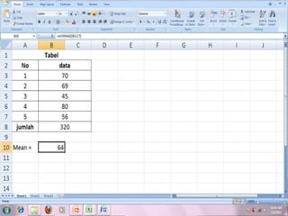 Statistik deskriptif 