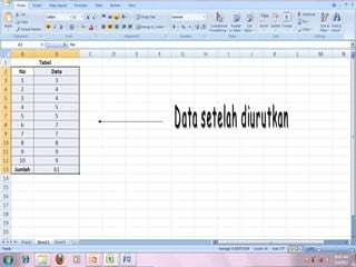 Statistik deskriptif 