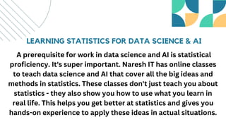 How Statistics Fits into Data Science & AI | PDF