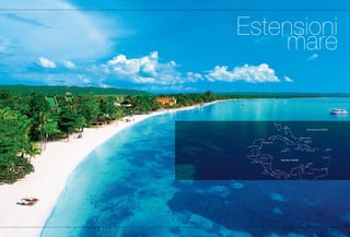 Estensioni
mare
MESSICO
REPUBBLICA
DOMINICANA
GUATEMALA
COSTA RICA VENEZUELA
PANAMA
EL SALVADOR
HONDURAS
NICARAGUA
COLOMBIA
MAR DEI CARAIBI
OCEANO ATLANTICO
FLORIDA
ANTIGUA
PUNTA CANA
RIVIERA MAYA
THE
BAHAMAS
ARUBA
JAMAICA
BARBADOS
TURKS & CAICOS
 