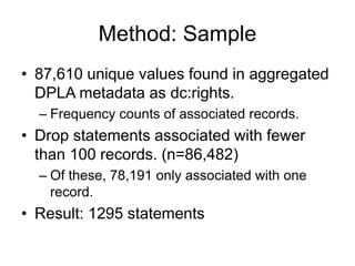 How to do things with metadata: From rights statements to speech acts. Slide 23