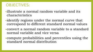 THE NORMALDISTRIBUTION IN STATISTICS AND PROBABILITY SUBJECTpptx | PPTX