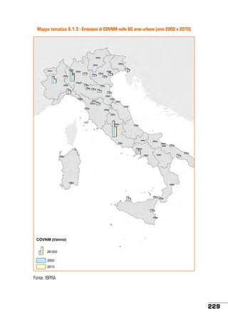 Mappa tematica 6.1.3 - Emissioni di COVNM nelle 60 aree urbane (anni 2000 e 2010)

Fonte: ISPRA

229

 