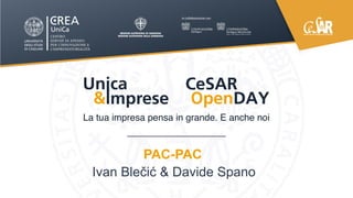 PAC-PAC
Ivan Blečić & Davide Spano
 
