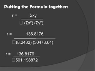 Pearson Correlation | PPTX