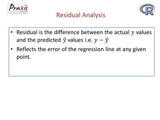 Residual Analysis

 