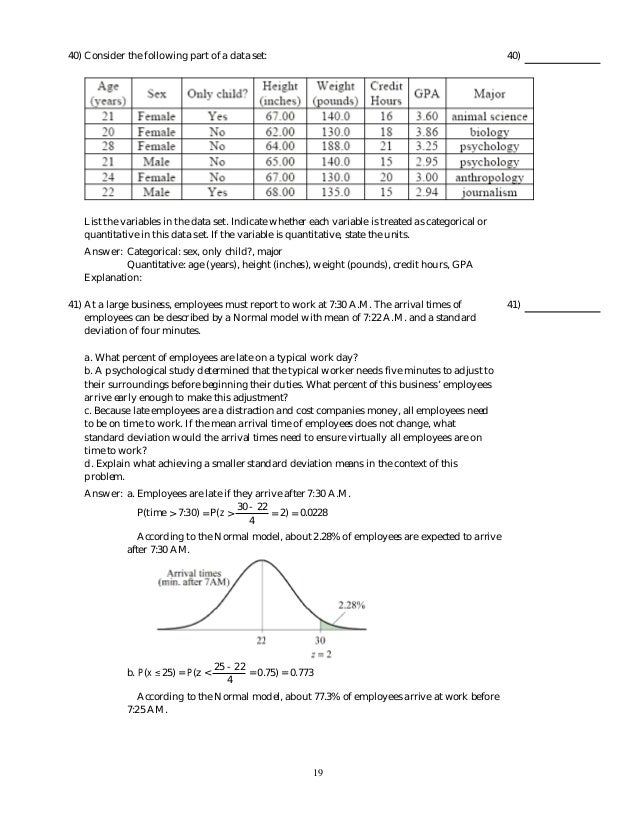 Stats Modeling the World 3rd Edition Bock Test Bank