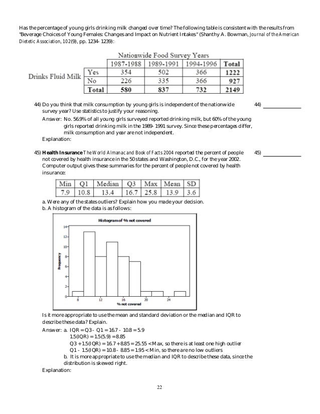 Stats Modeling the World 3rd Edition Bock Test Bank