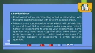 Data Collections and Questionnaire- Stat | PPTX