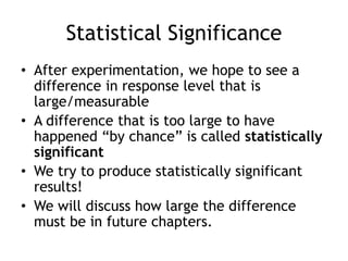 Statistical Significant Difference Stats chapter 5 | PPTX