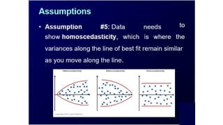 • Assumption #5: Data needs
 