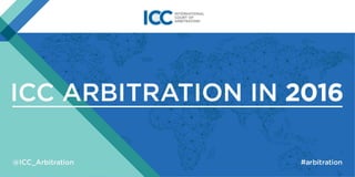 Statistics ICC Arbitration 2016