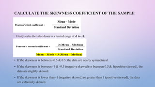 Skewness and kurtosis ppt | PPTX