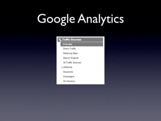 Google Analytics
 