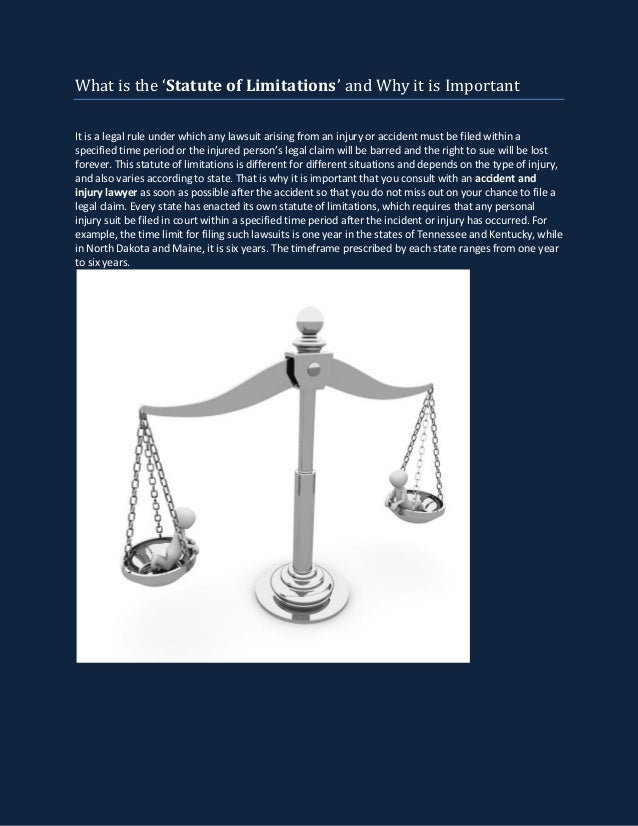 Statue of limitations