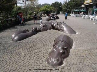 15. “Sculptures Hippo”, Taipei, Taïwan
 