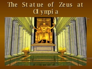 The Statue of Zeus at Olympia 