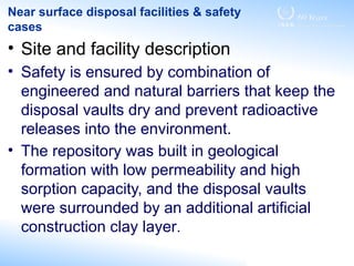 Status of near surface disposal in Egypt .pptx