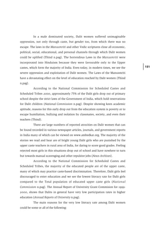 Status of dalit women in India | PDF