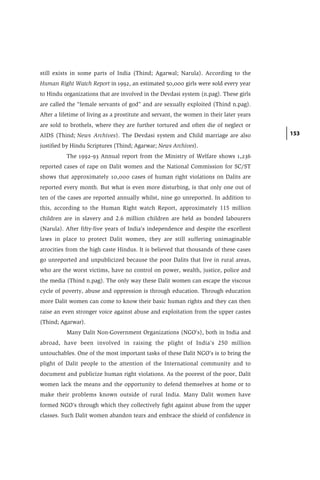 Status of dalit women in India | PDF