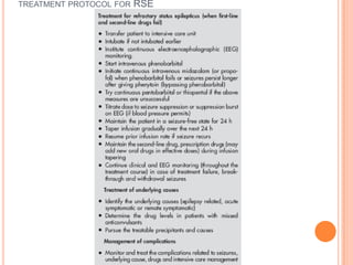 treatment protocol for RSE