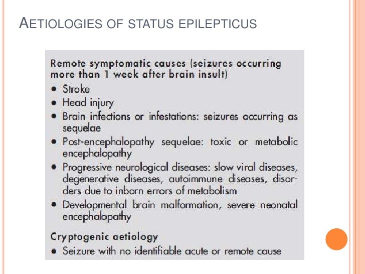 Status epilepticus