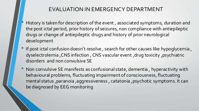 Status Epilepticus And Febrile Convulsions