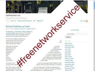 #freenetworkservice 