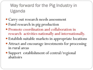 Overview of African Swine Fever (ASF) Impact and surveillance in Uganda
