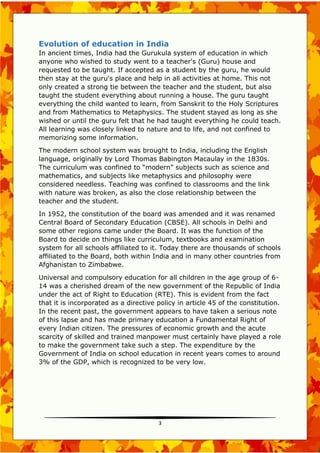 Status of Education in India by Mohit Rajput | PDF