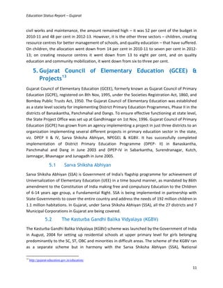 Status of elementary education in gujarat | PDF