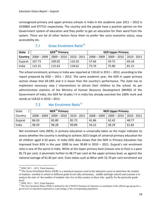 Status of elementary education in gujarat | PDF