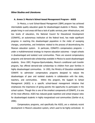 Sbm Rural Status of School-Based Management Practices of Schools In Secondary ...