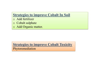 Status of Trace Elements In Pakistani Soil | PPTX