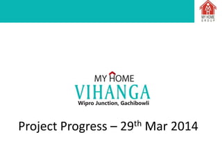 Project Progress – 29th Mar 2014
 
