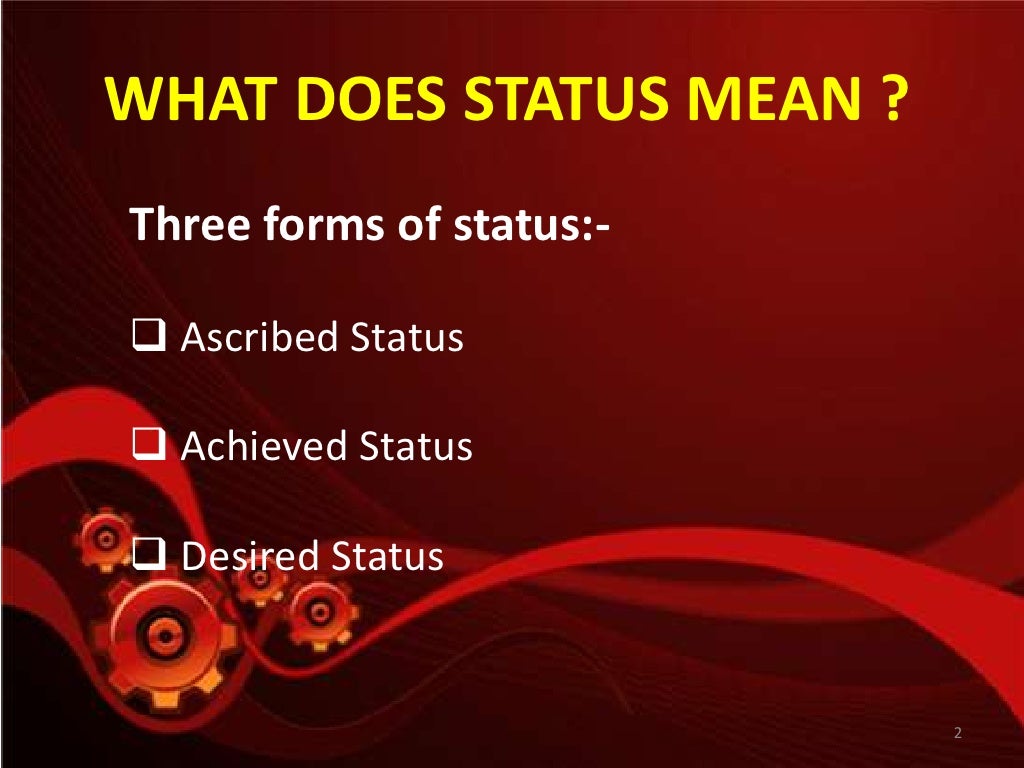 Status symbol