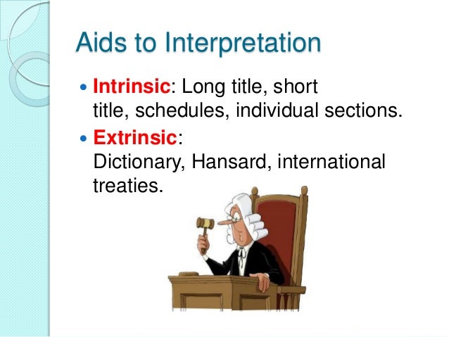 statutory interpretation assignment example