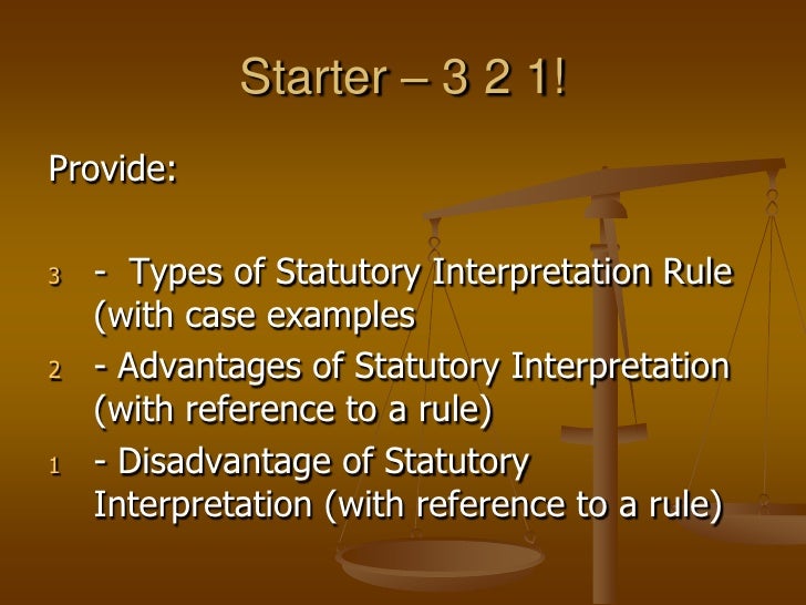 interpretation of statutes This entry in the legal theory lexicon provides a basic introduction to theories of statutory interpretation and construction with an emphasis on. interpretation of statutes This entry in the legal theory lexicon provides a basic introduction to theories of statutory interpretation and construction with an emphasis on.