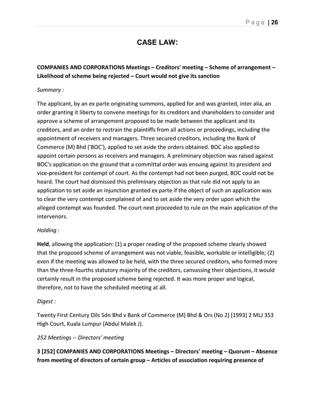 Statutory meeting of company